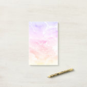 mooie pastelroze tinten post-it® notes (Op bureau)