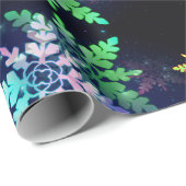 Mooie pastschilfers in Star Galaxy Cadeaupapier (Rol Hoek)