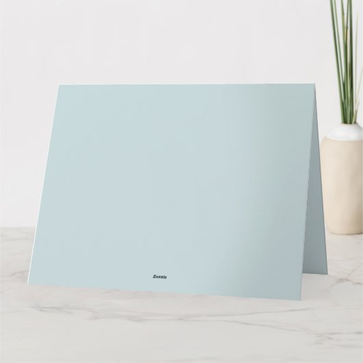 Mooie Patchwork Koe boven Maan met Sterren Bedankkaart (Achterkant)