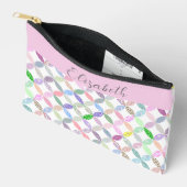 Mooie patchwork quilt thema aangepast project etui (Open)
