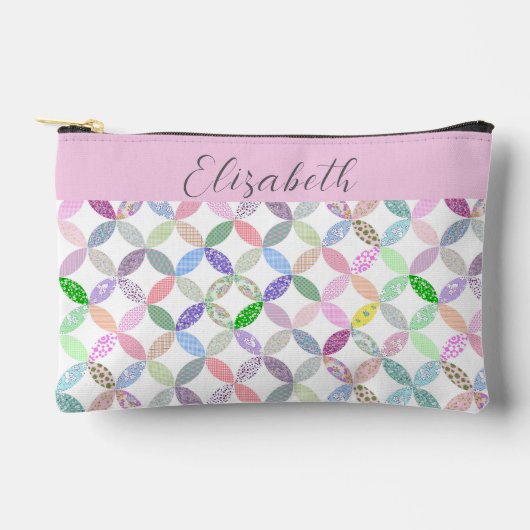Mooie patchwork quilt thema aangepast project etui (Voorkant)