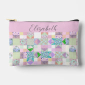 Mooie patchwork quilt thema aangepast project etui (Voorkant)