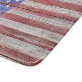 Mooie patriottische vlag van de Verenigde Staten Snijplank (Hoek)