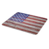 Mooie patriottische vlag van de Verenigde Staten Snijplank (Hoek)