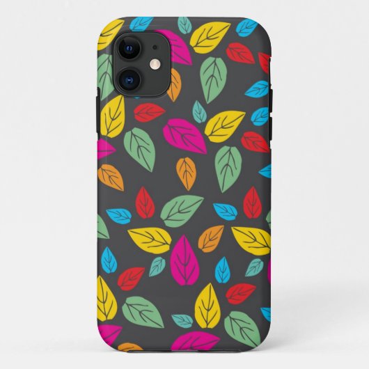 mooie patroonbladeren Case-Mate iPhone case (Achterkant)