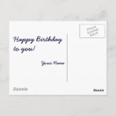 Mooie Pauw Aanpasbaar Briefkaart (Achterkant)