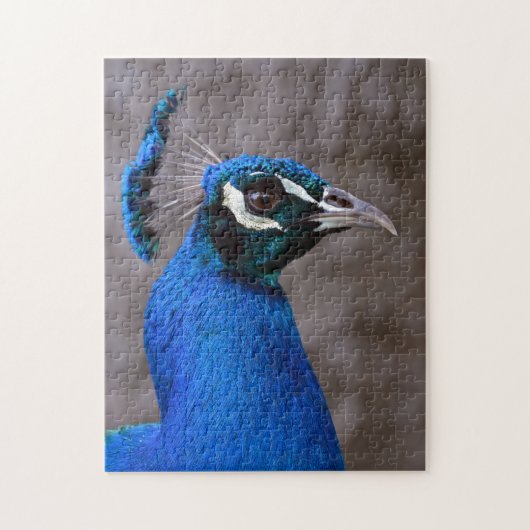 Mooie pauw legpuzzel (Verticaal)