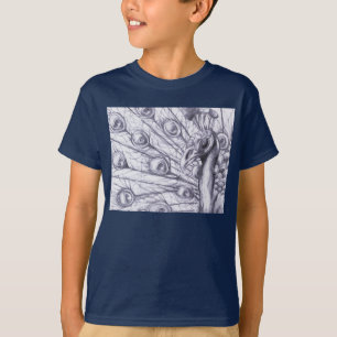Mooie pauw t-shirt