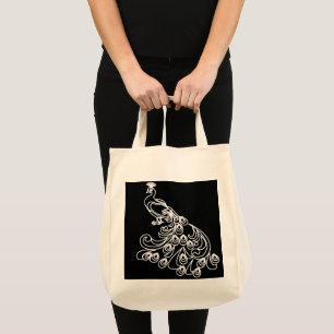 mooie pauw tote bag