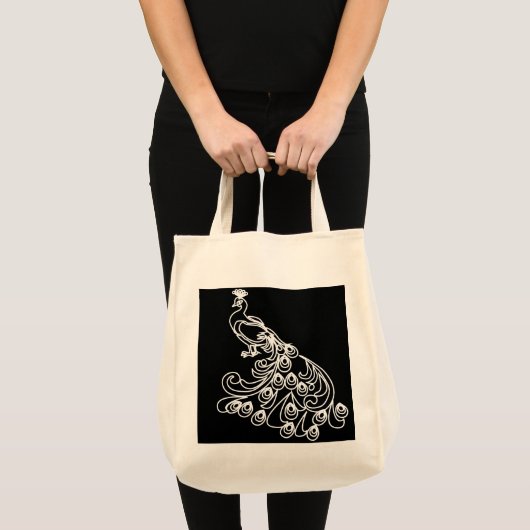 mooie pauw tote bag (Voorkant (product))