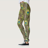 Mooie pauw vogel veren leggings (Links)