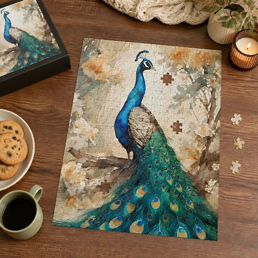 Mooie Pauwlegpuzzel Legpuzzel
