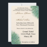 Mooie Pauwveren Kaart<br><div class="desc">Mooie Pauwveren crèmekleurige stijlvolle trouw</div>