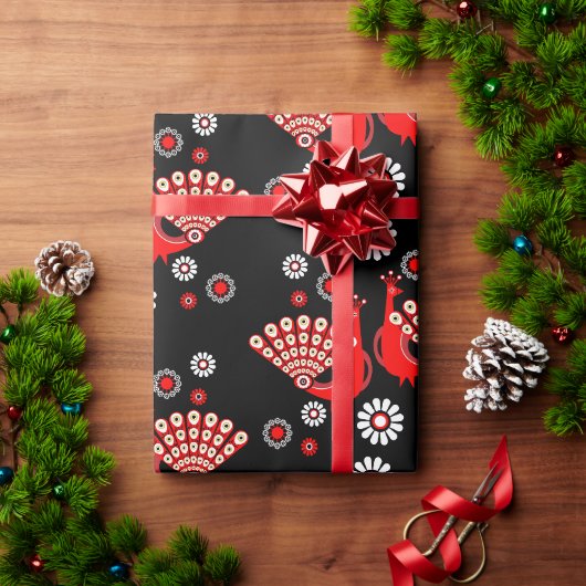 Mooie Peacock Art Cadeaupapier (Feestdagen Geschenken)