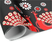 Mooie Peacock Art Cadeaupapier (Rol Hoek)