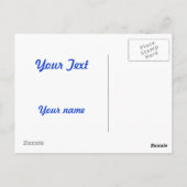 Mooie Peacock  bedankje Briefkaart (Achterkant)