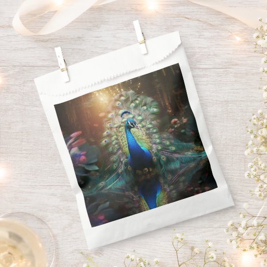 Mooie Peacock Bedankzakje (Geknipt)