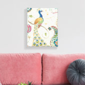 Mooie Peacock Canvas Afdruk (Insitu (Woonkamer))