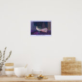 Mooie Peacock Colorful Art Poster (Keuken)