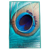 Mooie Peacock-doezelaar met naam Medium Cadeauzakje (Voorkant)