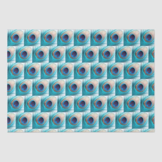 Mooie Peacock-doezelaar met naam Tissuepapier (Voorkant)