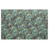 Mooie Peacock Feather Green Blue Animal Print Stof (Fat Quarter)