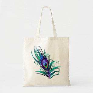 Mooie Peacock Feather Tote Bag