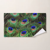 Mooie Peacock Feathers Bad Handdoek (Handdoek)