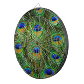 Mooie Peacock Feathers Dartbord (Voorkant Rechts)