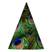 Mooie Peacock Feathers Feesthoedjes (Links)
