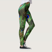 Mooie Peacock Feathers Leggings (Rechts)