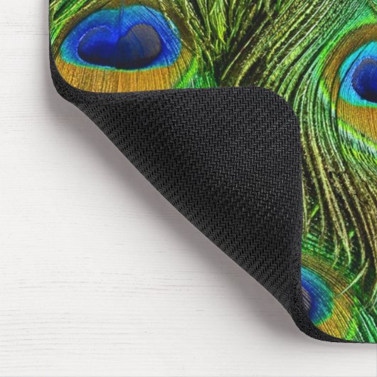 Mooie Peacock Feathers Muismat (Hoek)