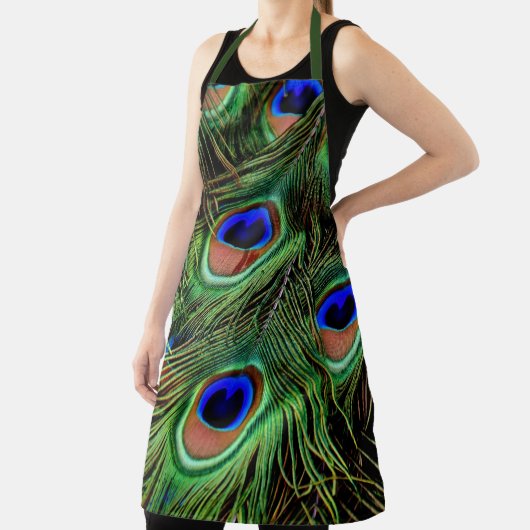 Mooie Peacock Feathers Schort (Insitu)