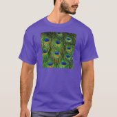 Mooie Peacock Feathers T-shirt (Voorkant)