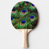 Mooie Peacock Feathers Tafeltennisbatje (Voorkant)