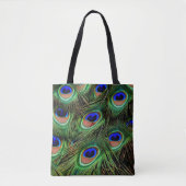 Mooie Peacock Feathers Tote Bag (Voorkant)