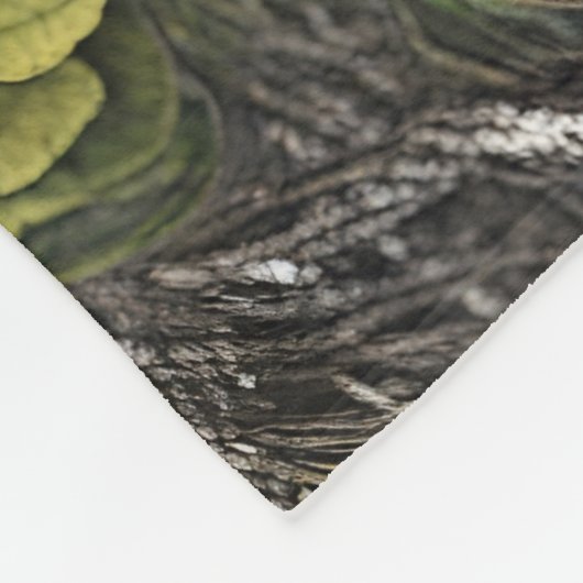 Mooie Peacock Fleece Deken (Hoek)