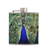 Mooie Peacock Heupfles (Voorkant)