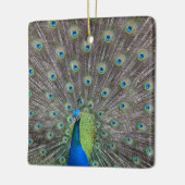 Mooie Peacock Keramisch Ornament (Links)