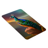 Mooie Peacock Magneet (Rechterzijde)