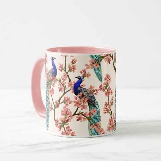 Mooie Peacock Pattern-Mok Mok (Voorkant links)