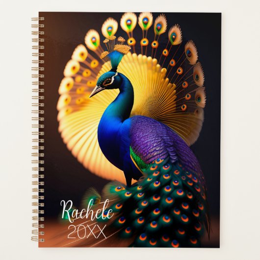 Mooie Peacock Planner (Voorkant)