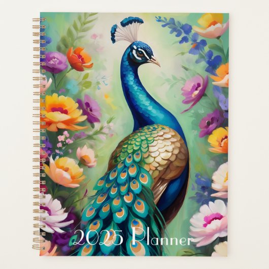 Mooie Peacock Planner (Voorkant)