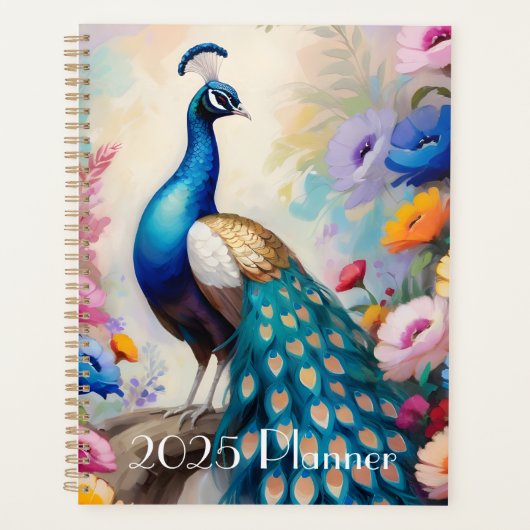 Mooie Peacock Planner (Voorkant)