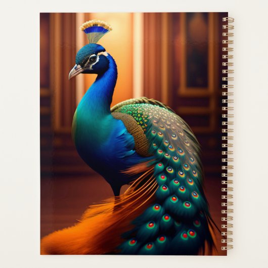 Mooie Peacock Planner (Achterkant)