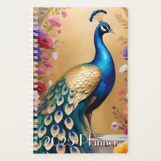 Mooie Peacock Planner (Voorkant)