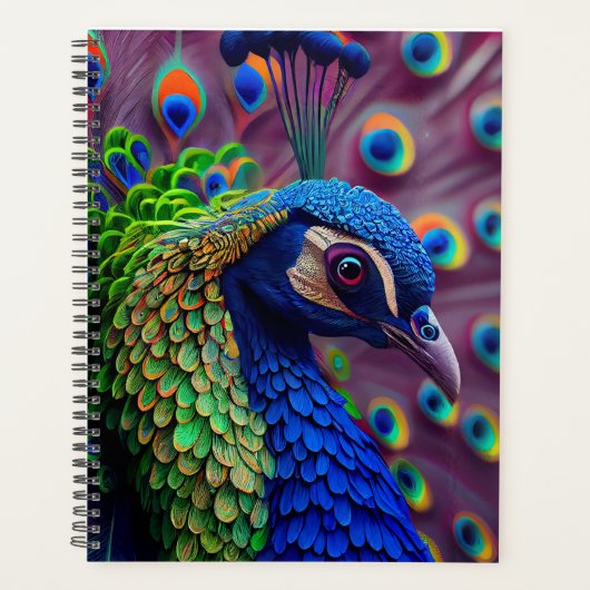 Mooie Peacock Planner (Voorkant)