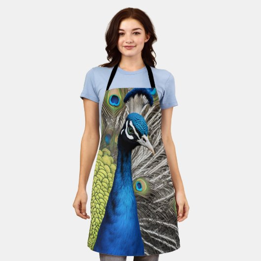 Mooie Peacock Schort (Gedragen)