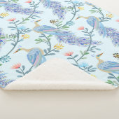 Mooie Peacock Sherpa Deken (3/4)