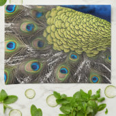 Mooie Peacock Theedoek (Gevouwen)